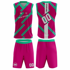 Ensemble d'uniformes de basketball de qualité supérieure, vêtements d'équipe personnalisés, maillot et short en mesh à séchage rapide, fabricant OEM ODM, fournisseur direct d'usine - Product Image 1