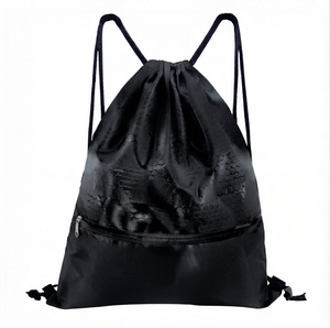 Sac de sport décontracté pour homme en polyester de haute qualité avec cordon de serrage, idéal pour l'été – Sac de rangement pour ballon de football - Product Image 4