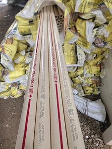 Tuyau de plomberie industriel en PVC 63 mm (2 pouces) de diamètre, 3 mètres de long, raccord à emboîtement rapide, pression nominale 6 kg, extrémité plate, tube d'eau - Product Image 4