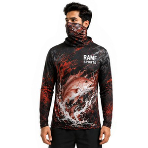 เสื้อคลุมกันแดด RAMF UPF 50+ แขนยาวสำหรับตกปลา ป้องกันรังสียูวี น้ำหนักเบา เหมาะสำหรับเดินป่าและตกปลา - Product Image 1