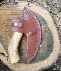 Cortador de Pizza Vikingo Hecho a Mano, Nuevo Estilo, Forjado a Mano en Acero con Alto Contenido de Carbono, Mango de Madera, Herramienta de Cocina Personalizada, Hoja de Corte de 3 1/2 Pulgadas - Product Image 2