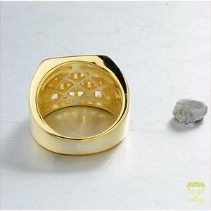Bague Baguette de Luxe pour Usage Quotidien en Argent Sterling 925 avec Moissanite, Bijoux pour Hommes - Product Image 4