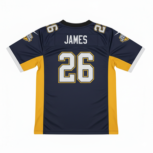 เสื้ออเมริกันฟุตบอลแบบสั่งทำพิเศษ, ผ้าโพลีเอสเตอร์ระบายอากาศได้ดี, รับผลิตแบบ OEM/ODM, โลโก้ทีม, มีไซส์สำหรับเด็ก/ผู้ใหญ่ - Product Image 2