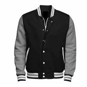 Stonefield Manufacturing Unisex Hooded <b>Waterproof</b> Reversible Varsity <b>Jacket</b> Front Customizable Streetwear Design 100% Wool - Product Image 3