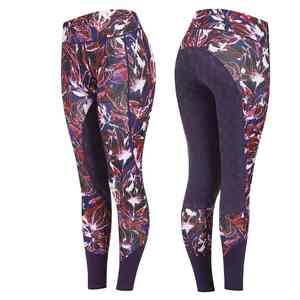 Pantalones de equitación de cintura alta de primera calidad con logotipo personalizado, impresión por sublimación de alto rendimiento, pantalones de montar a caballo - Product Image 1