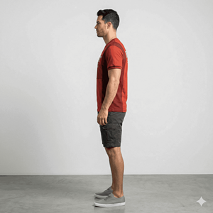 Camiseta de Alta Calidad para Hombre, 220 Gramos, Algodón Grueso, Cuello Redondo, Manga Corta, Hombros Caídos, Talla Grande, Logotipo Personalizado, Color Sólido - Product Image 4