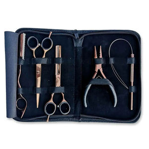 Kit de Pinzas para Extensiones de Cabello de Acero Inoxidable de Doble Trama, Calidad Premium, Sostenible, Color Personalizable, Lujo ANAAIF - Product Image 4