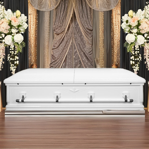 CKT2008 Cercueil en bois de style nord-américain Cercueils en bois dur de haute qualité Saturna DSP Fabrication d'urnes funéraires en vente-Vente en gros - Product Image 1