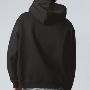 Custom Hoodies for Men Cotton Fleece Hoodie Men's <b>Sweatshirt</b> With Hooded Sustainable Mens Pullover Hoodie - Product Image 4