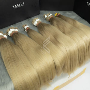 100% Perruques de temple indien brutes cheveux cheveux bruts cheveux doublement étirés meilleure qualité de salon - Product Image 2