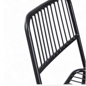 Minimalist Design Iron Chair With Teak Wooden Frame Material For Home Furniture Decoration and <b>Garden</b> Furniture - Product Image 6