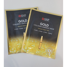 Maschera SNP Gold Collagen Ampoule (Confezione da 10) Anti-Età con Adenosina e Collagene Dorato - Autenticità Garantita - Product Image 1