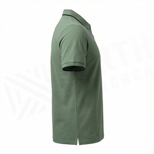 เสื้อโปโลผู้ชายไซส์ใหญ่ ผ้าโพลีคอตตอน ระบายอากาศดี ทรงสลิมฟิต โอเวอร์ไซส์ แขนสั้น เหมาะสำหรับเล่นกีฬากอล์ฟ สีสันปรับแต่งได้ - Product Image 3