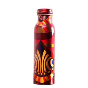 Nique-botella de cobre de diseño impreso, la mejor pieza de calidad con tapa, para uso doméstico y de cocina - Product Image 1
