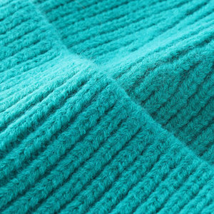 Premium Merino <b>Wool</b> & Cotton Solid <b>Beanie</b> <b>Hat</b> for Winter Use Warm Knit Design with Custom Logo Cold Weather Protection - Product Image 3
