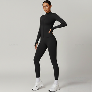 Conjunto de Yoga y Gimnasio sin Costuras de Moda 2026 para Mujer, Ropa Deportiva de Alta Elasticidad, Dos Piezas - Product Image 3