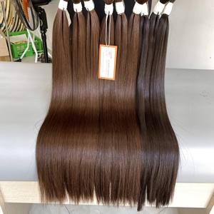 Prix de gros d'usine Cheveux humains vietnamiens en vrac Cheveux naturels droits pleine longueur 100% Cheveux humains vietnamiens vendeur en gros - Product Image 5