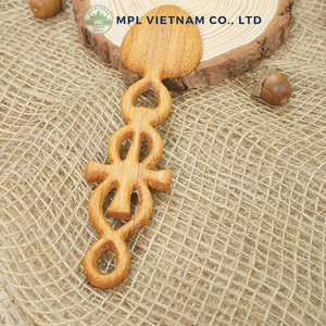 Cuillère en bois sculptée à la main écologique du Vietnam, artisanat de qualité supérieure, cadeau d'affaires pour les acheteurs à la recherche de produits durables - Product Image 1