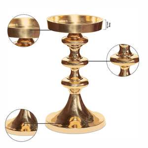 Candelabro de Latón Hecho a Mano, Elegante Portavelas Decorativo para Decoración del Hogar, Mesa de Comedor, Sala de Estar, Decoración Festiva - Product Image 4