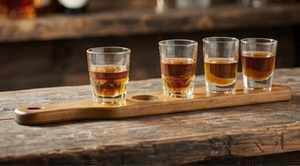 Support à verres en bois massif élégant pour comptoir de cuisine, table à manger, bar et rangement moderne à domicile - Product Image 6
