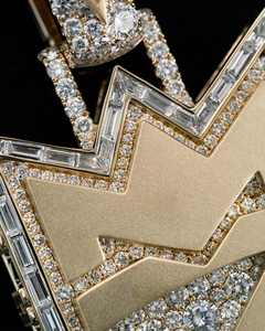 Collar Personalizado de Plata 925 con Colgante de Moissanita VVS Estilo Hiphop para Hombre, con Letra o Logotipo Certificado, Color Blanco - Product Image 3