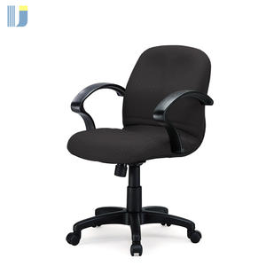 Fauteuil exécutif ergonomique moderne et confortable en tissu moyen avec coussin en PU et pivotant pour bureau d'affaires - Product Image 2