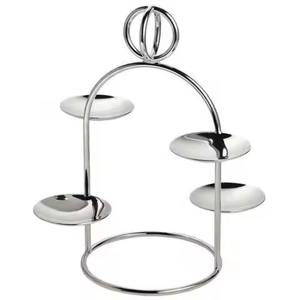 Support à chocolats en métal thème royal, style vintage, structure à dessert pour cérémonie culturelle et accent de table élégant - Product Image 6