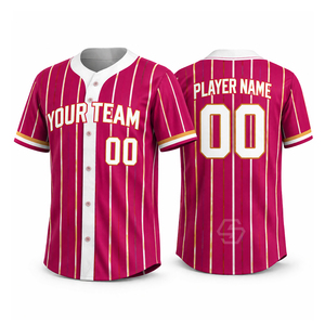 เสื้อเบสบอลโลโก้สั่งทำคุณภาพสูง ผ้าโพลีเอสเตอร์ตาข่ายระบายอากาศ 100% พิมพ์ลายแบบซับลิเมชั่น ชื่อและหมายเลขผู้เล่นแบบสั้น สำหรับผู้ใหญ่ทุกเพศ - Product Image 3