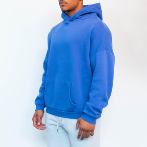 Sudadera con Capucha de Felpa Francesa de Algodón sin Cordones, Holgada, Personalizada, de 400 g/m², Tallas Grandes para Hombre, Alta Calidad - Product Image 3