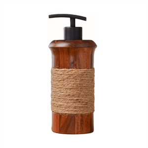 Dispensador de jabón de madera de 500 ml, cuadrado, con diseño de veta de madera, dispensador de jabón en espuma para baño y cocina, ¡muy vendido! - Product Image 2