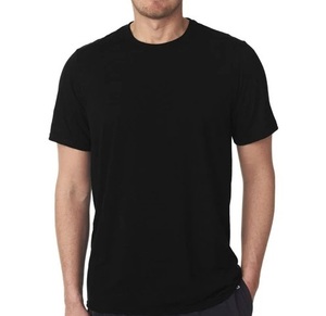 T-shirt décontracté pour homme en coton biologique 100 % anti-plis, coupe classique, tricoté, 220g, uni, collection été - Product Image 2