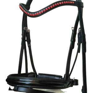 บังเหียนม้าทรงพิเศษคุณภาพสูง พร้อมอุปกรณ์เสริมหนังหัวเข็มขัด - Y&Z Enterprises ปรับแต่งขนาดและสีได้ - Product Image 1