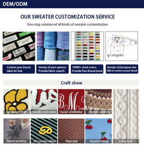 Tùy Chỉnh Jacquard Thư Logo Mềm Len Pha Trộn Ấm Cúng Chất Lượng Cao Cắt Trượt Tuyết Người Phụ Nữ Đan Áo Len Cao Cổ Thể Thao Sọc - Product Image 5