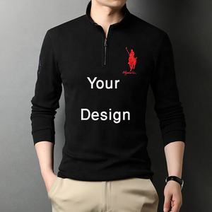 ชุดเดรสแขนยาวใส่สบายเสื้อโปโลสำหรับใส่100% งานปักเสื้อโปโล - Product Image 3