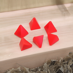 Jewelry Tools <b>Plastic</b> Media Pyramid 10mm 150 <b>Mesh</b> Red - Product Image 3