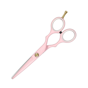 Ciseaux de coiffeur professionnels roses en acier inoxydable, ciseaux de coupe de cheveux personnalisés avec logo, ciseaux ergonomiques pour salon de coiffure, 6 pouces - Product Image 5