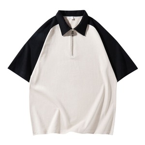 Oversize High Quality Polo Shirts Custom Logo Heavy Weight Short Sleeve Unisex Polo T-shirt - Product Image 2