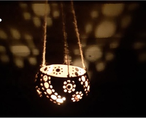 Handmade Coconut <b>Tealight</b> Candlestick Holder for Home Decoration Competitive Price Other Candle Holders <b>Lanterns</b> Candle Jars - Product Image 1