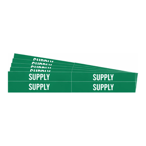 Marqueur de tuyau flexible Brady SUPPLY pour l'identification des tuyaux intérieurs et extérieurs - Product Image 3