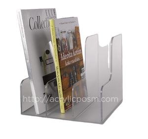 ot Sale <b>Acrylic</b> Clear Desk Organizer Desktop Book Holder Clear Office File Organizer - Product Image 4