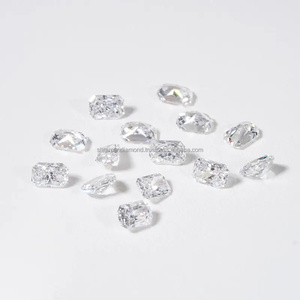 Pierres détachées 0,90 par pièce, diamants synthétiques de laboratoire taille radiant, excellente taille, couleur DEF, pour la création de bagues de fiançailles solitaires - Product Image 4