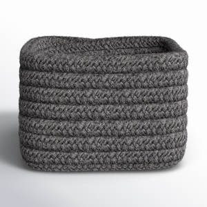 Handcrafted Wool and <b>Felt</b> Decorative <b>Storage</b> <b>Basket</b> Soft Organizer - Product Image 6