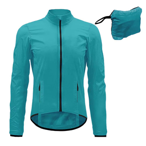 Jersey de Ciclismo de Verano con Cuello Alto y Cierre de Cremallera, Manga Larga, Resistente al Viento, para Deportes al Aire Libre y Carreras - Product Image 6