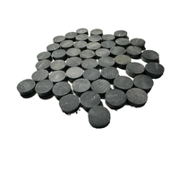 Botones de Cuerno Negro Natural de 4 Agujeros, Planos, Ecológicos, con Forma Cuadrada, Decoración con Cuentas, Proveedor Mayorista B.S International