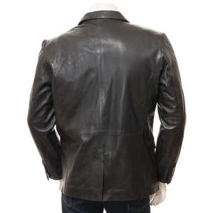 Chaqueta de Cuero Genuino para Hombre, Estilo Urbano, Alta Calidad, Corte Regular, Última Moda, Impermeable, Transpirable, Precio Razonable - Product Image 2