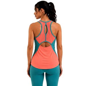 Camiseta Deportiva sin Mangas para Mujer, Color Verde Coral, para Yoga, Fitness, Entrenamiento, Running, Gimnasio, Ropa Deportiva de Secado Rápido, Chaleco Atlético con Logotipo Personalizado - Product Image 2