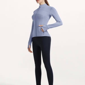 Ropa deportiva fácil de poner y quitar, ajustable, de manga larga para mujer, para yoga, fitness y entrenamiento. - Product Image 6