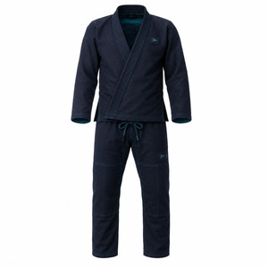 Kimono de BJJ para Adultos, Unisex, Azul Oscuro, 100% Poliéster, Duradero, Corte Regular, Ropa de Artes Marciales - Product Image 1