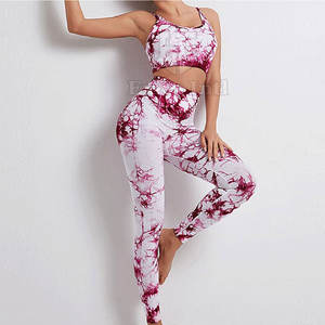 Conjunto de Leggings y Sujetador Deportivo para Mujer, Sublimado, Transpirable, para Yoga, Personalizable - Product Image 3