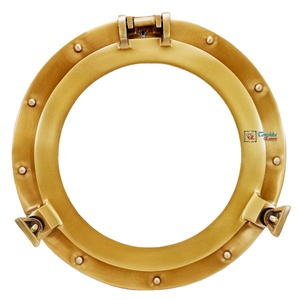 Hublot Bateau En Laiton Avec Verre - Reproduction Vintage - Déco Marine